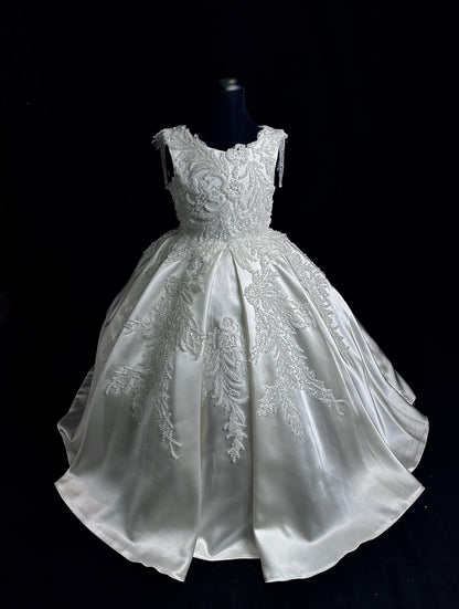 Robe de Cérémonie pour Petite Fille - Baptême, Mariage et Occasions Spéciales